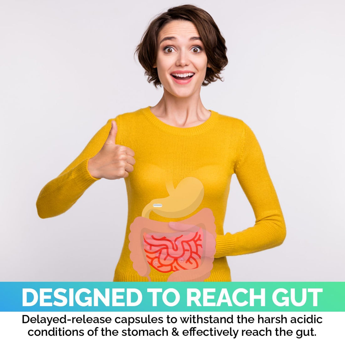 EchoHeals CEUTICALS Acidophilus Probiotic - 30 Billion CFUs, Digestive & Immune Support, 60 Capsules